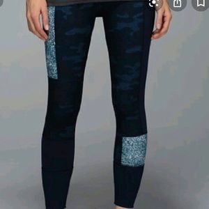Lululemon sashiko wunder unders camo leggings